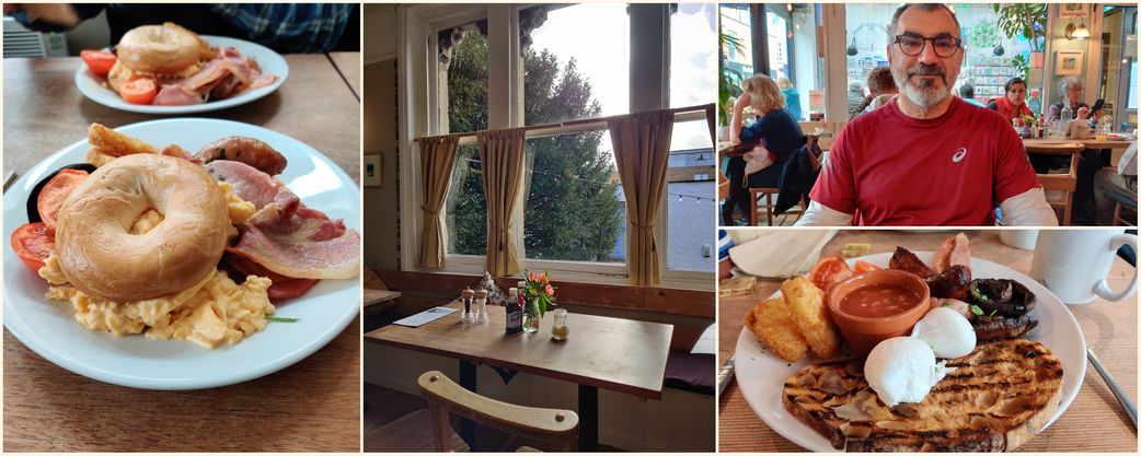 At the Primrose cafe.