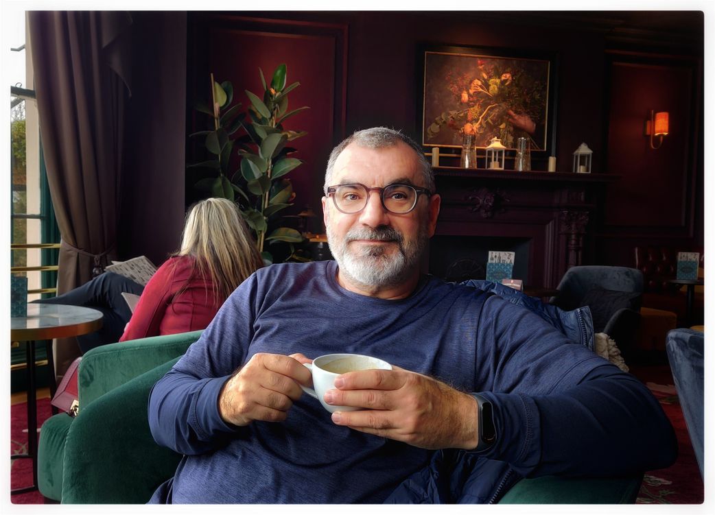 Me at the pub of Avon Gorge Hotel.