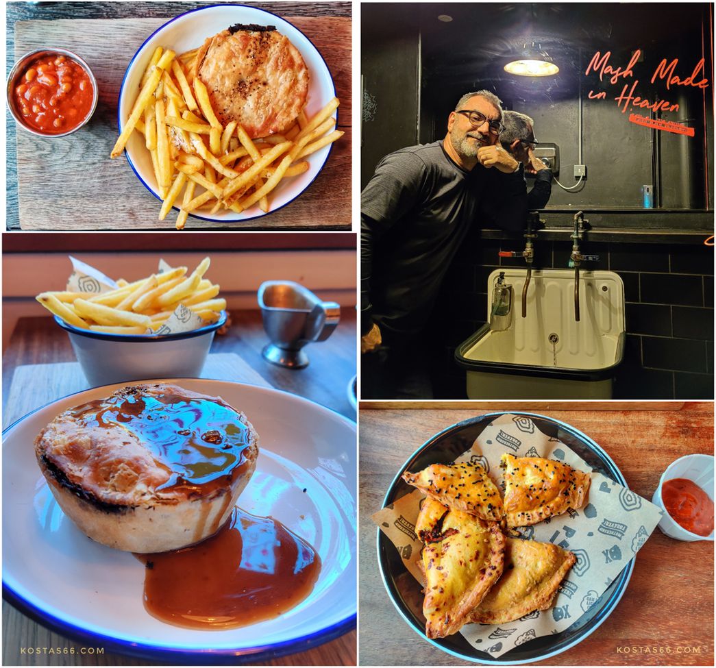 At Pieminister at 24, Stokes Croft.