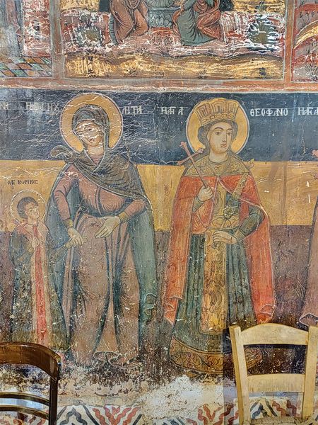 Frescos in the church of the Presentation of the Blessed Virgin Mary.