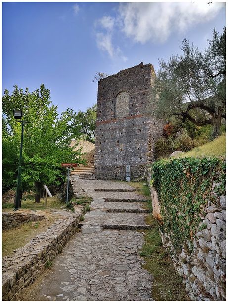 The western gate to the fortified city.