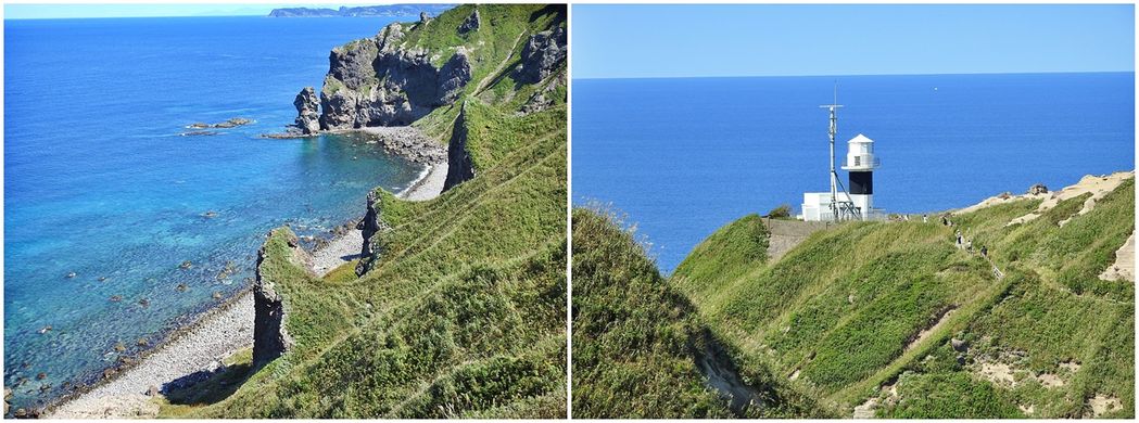 Kamui Cape. The trail to the lighthouse.