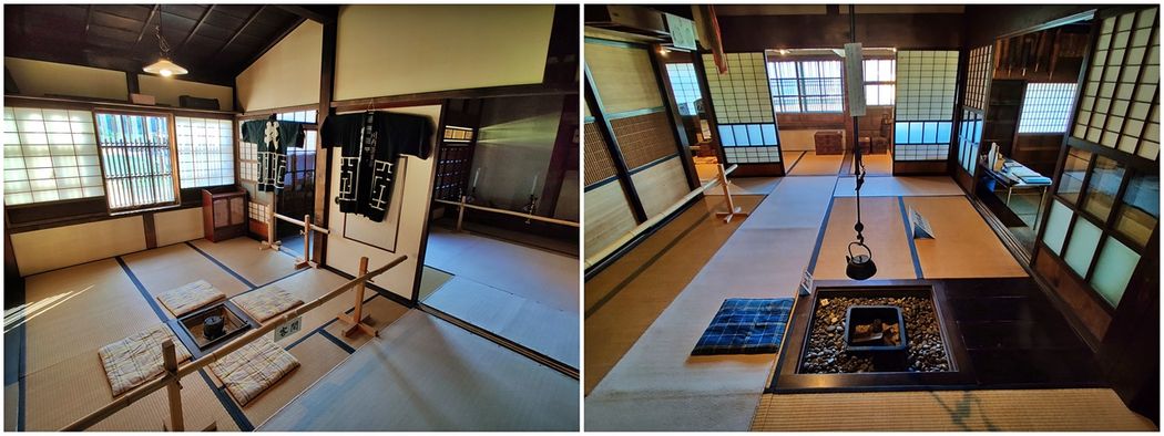 Inside Omoya building.