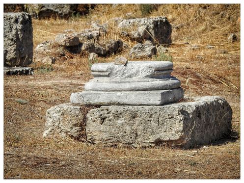 Remains of the Temple of Poseidon.