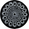 Svart-vit mandala