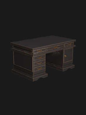 Antique Partner Desk