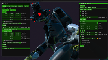 Camera can be connected to a socket for cinematics preview
