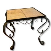 HOCKER VINTAGE SCHMIEDEEISEN