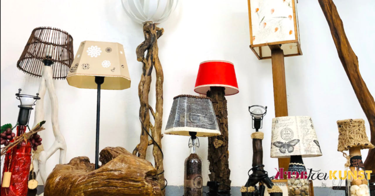Das ist KreaFreiKunst - Lampen und Leuchten
