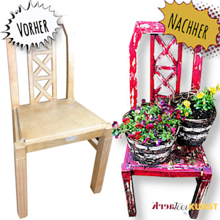 Shabby Stuhl Vorher-Nachher