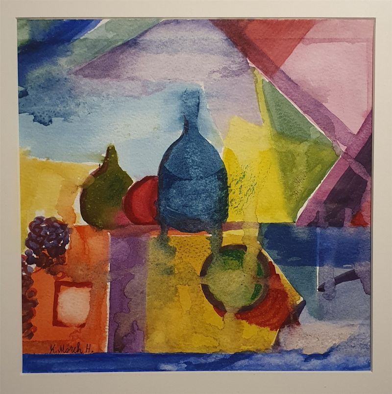 Liten akvarell ferdig innrammet.
Kr.900,-