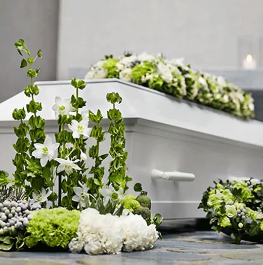 Brug Kruså Blomster til begravelse