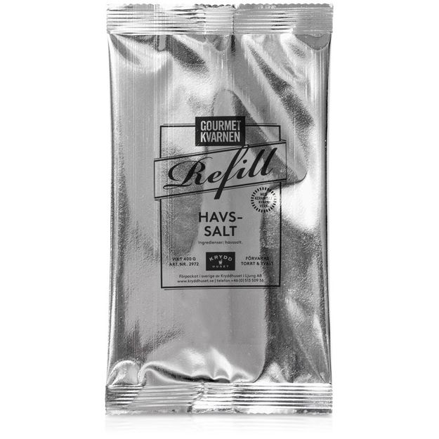 Gourmetkvarnen refill. Havssalt | 400g