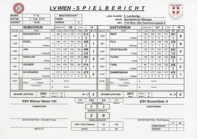 Bestleistung: SZIDANITSCH Hans 514 Kegel