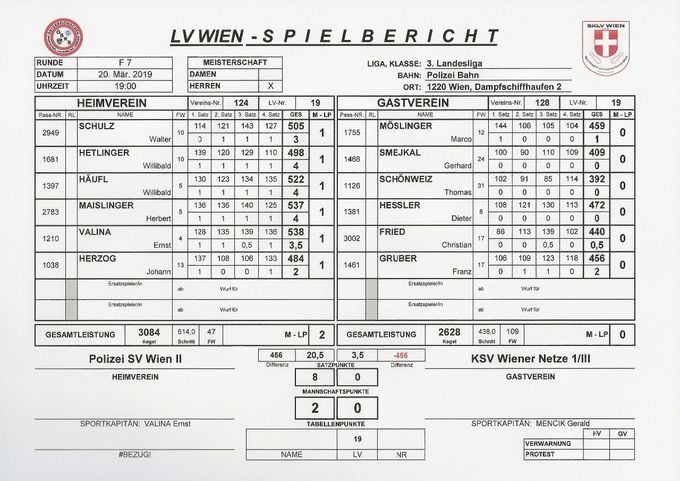Bestleistung: HESSLER Dieter 472 Kegel