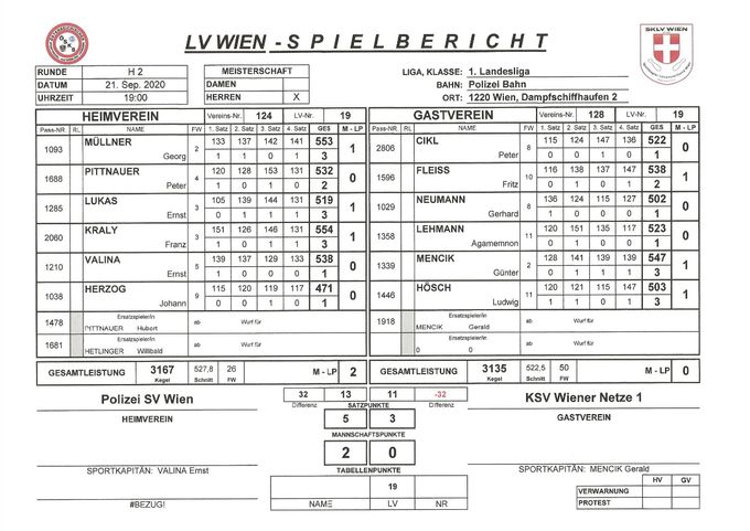 Bestleistung: MENCIK Günter 547 Kegel