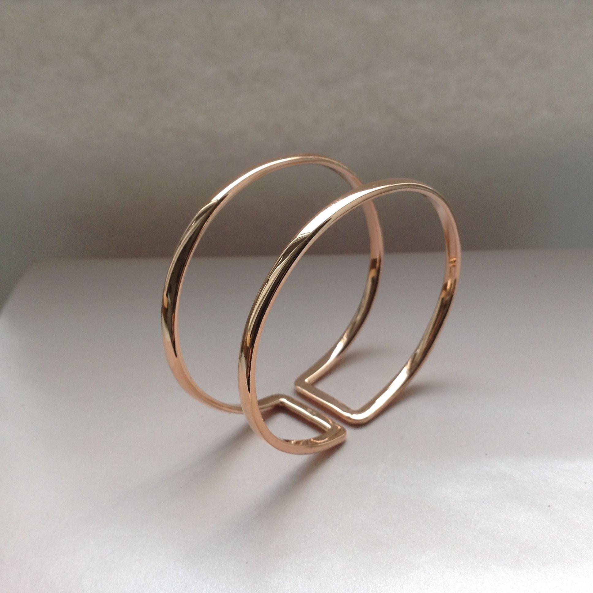 wire cuff rosegold 