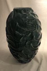 Christian Bruun Grøn krukke, H44cm