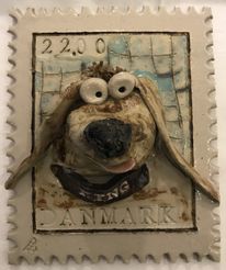 Finn Møller Keramik King, 19x22cm