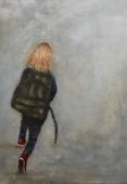 Annette Nordentoft, Boy on his way, 55x80cm