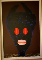 Jack Kabangu, Litografi, The good kid, 90x61cm