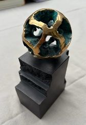 Jens Ingvard, Bronze skulptur, H17cm
