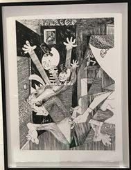 Mad Meg Litografi (G3), 56x74cm