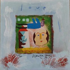 Wouter Strips, Maleri, Love, 30x30cm