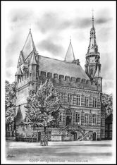 Altes Rathaus Rees 1915 - 09.01.