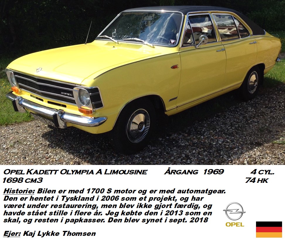 AA Opel Kadet Olympia