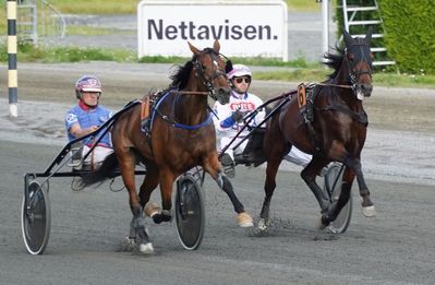 Våre to 3-åringer sammen prøveløpet