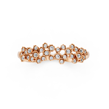Computer render- Bespoke rose gold diamond ting
