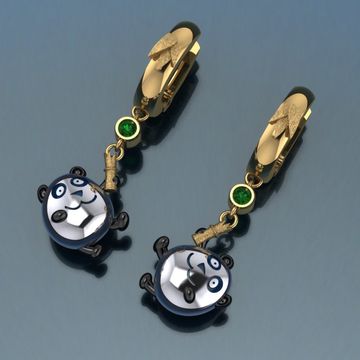 Earring idea presention rendering
