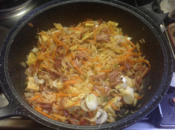 Riz frit à ma façon , Comme un Nasi Goreng