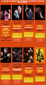 Programación Festival Cante de las Minas 2017