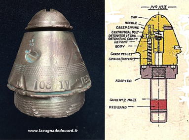 Fusée percutante n°103