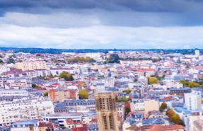 The busy town of Limoges.