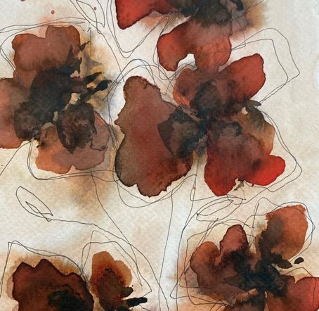 Røde blomster