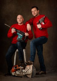 Loek en Marco, de bouwmannen
