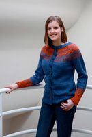 Dess 82057 - cardigan med rundt bærestykke