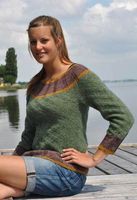 Dess 82052 -bluse i spiralstrik