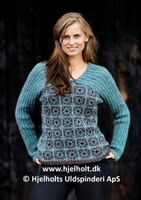 Dess 82067 -bluse med gittermønster