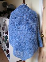 Sjal i Mohair boucle