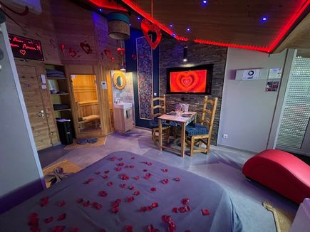 chambre avec sauna privatif