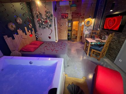 chambre avec jacuzzi romantique