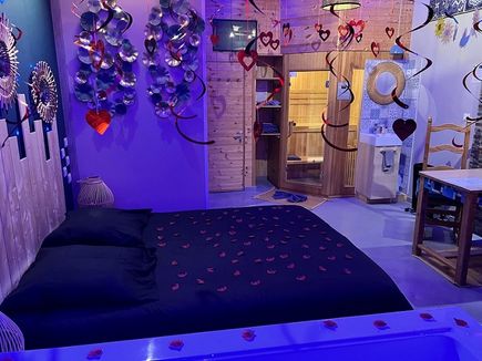 chambre avec fauteuil tantra romantique