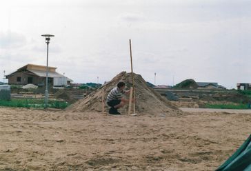 En af de bedste landmålerassistenter, der var til stede. Ca. juli 2000