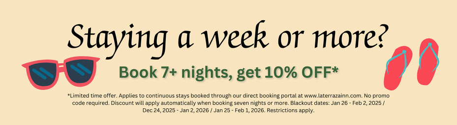 Black friday offer 20% off. Use promo code BUENFINPV when booking. Restrictions apply.