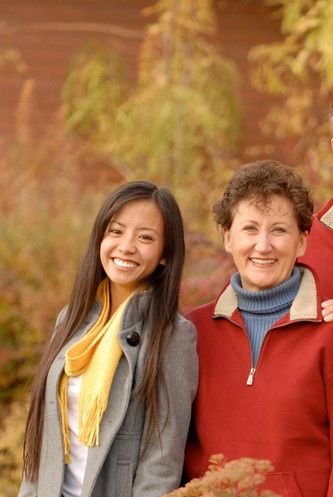 Pres. Nielson, Sis. Nielson, Mary Nielson