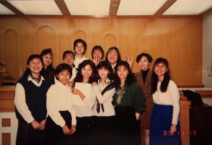 1989.11.19北投教堂，女青年
